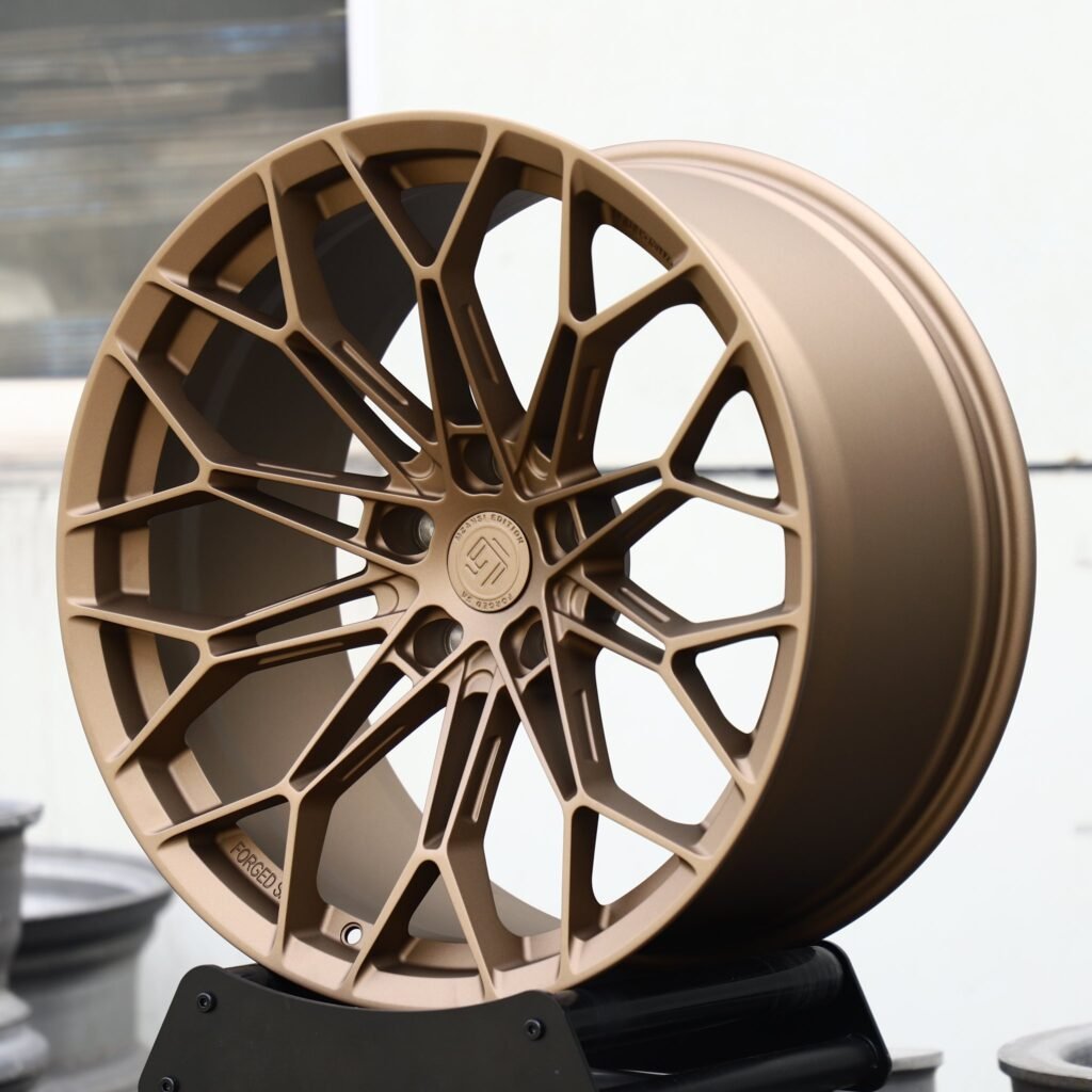 BMW M3 wheels – Bronze 10 Y-Spoke Concave, angled view