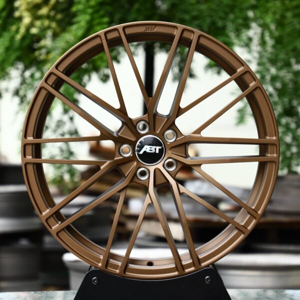 Audi A6 wheels – Bronze 10 Y-Spoke (ABT-Style), front view