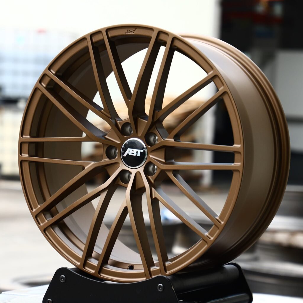 BMW 5 Series wheels – Bronze 10 Y-Spoke, angled view
