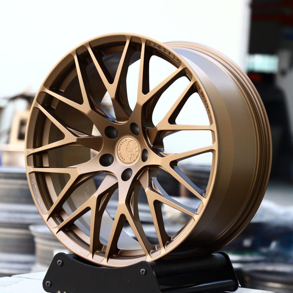 BMW M3 wheels – Bronze 10 Y-Spoke, angled view