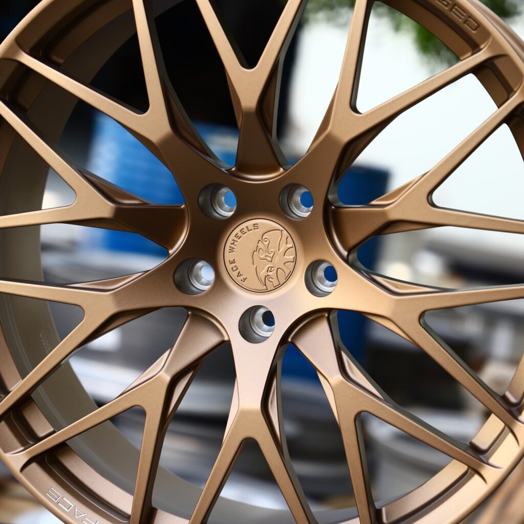 BMW M4 F82 wheels – Bronze 10 Y-Spoke, lip and barrel detail