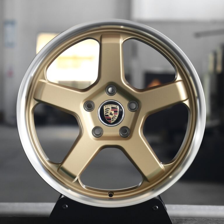 Кованые диски на Porsche Panamera — Кованый диск с глубокой полкой — 5 спиц, бронзовый
