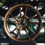 Porsche 911 / BMW M3 Forged Wheels – Bronze 5 V-Spoke