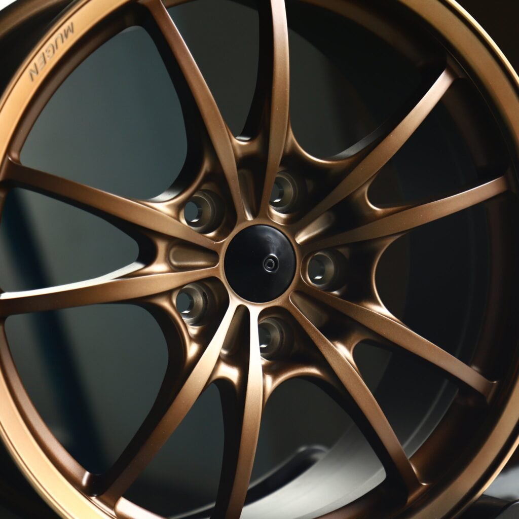 BMW M4 F82 wheels – Bronze 5 V-Spoke, lip and barrel detail