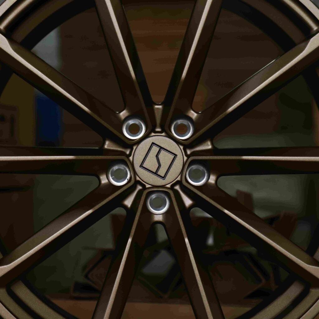 Bronze 5 V-Spoke Forged Wheels - Zeekr 001 / Zeekr 007 Fitment (5-Lug) view 4