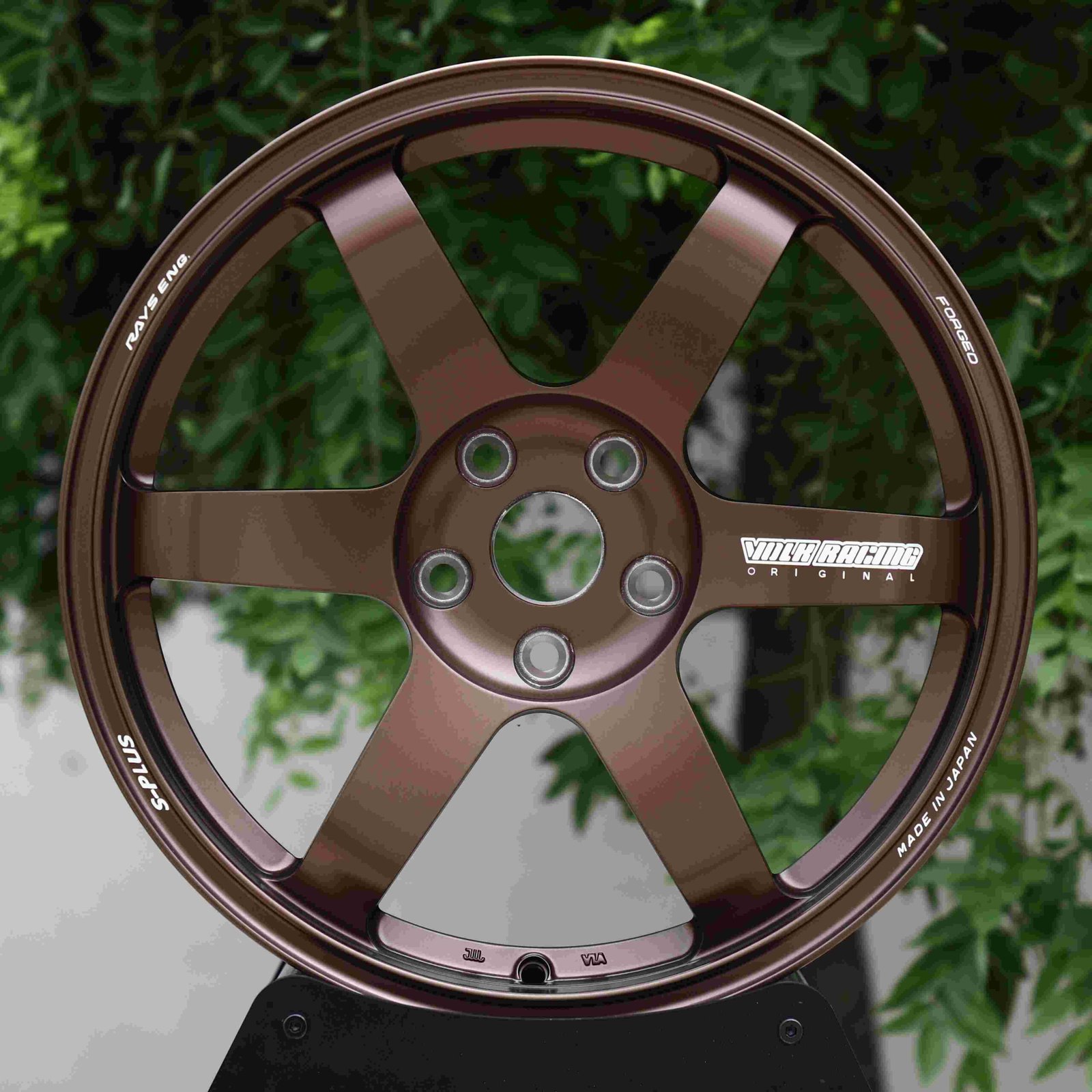 Porsche 911 wheels – Bronze 6-Spoke, front view
