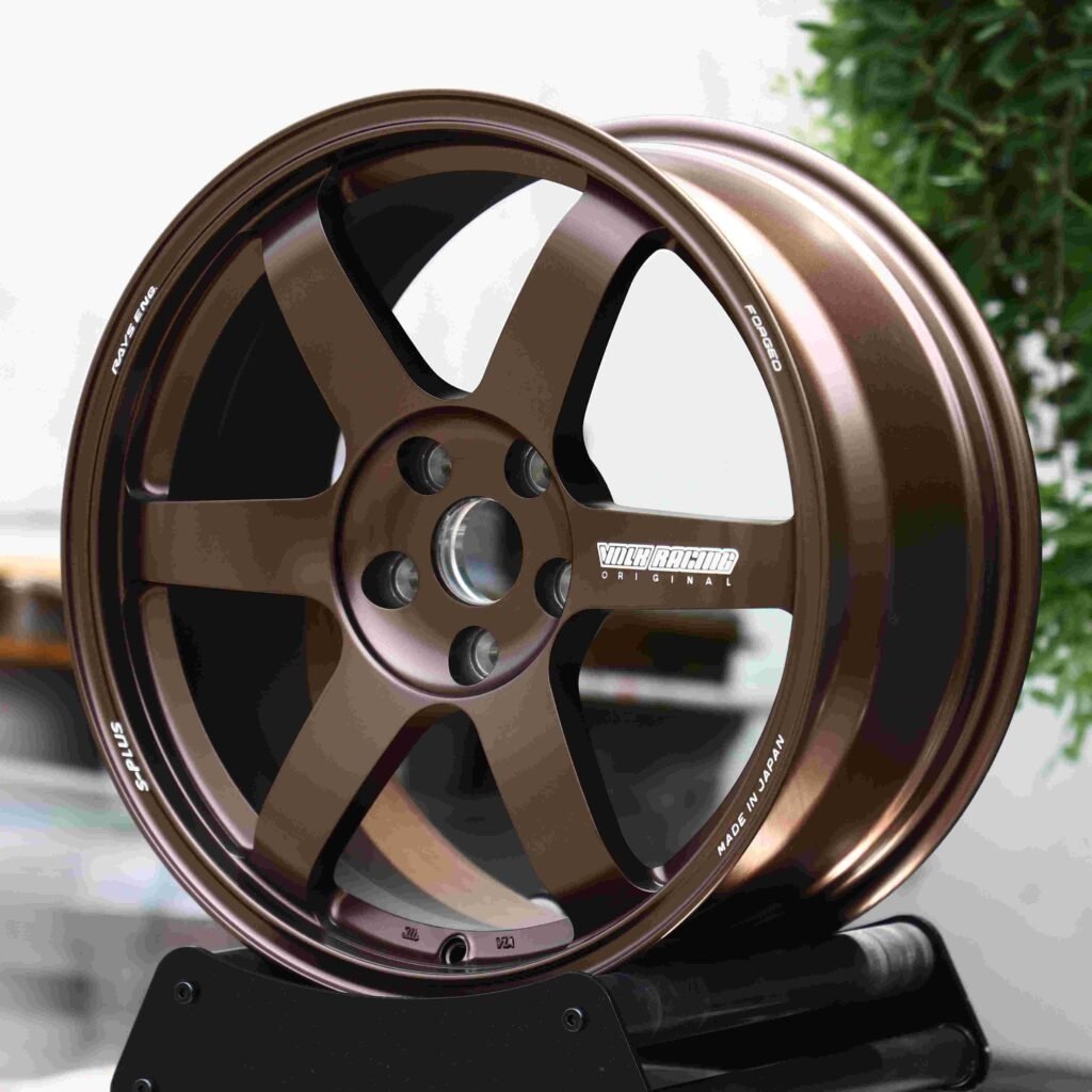 BMW M3 wheels – Bronze 6-Spoke, angled view