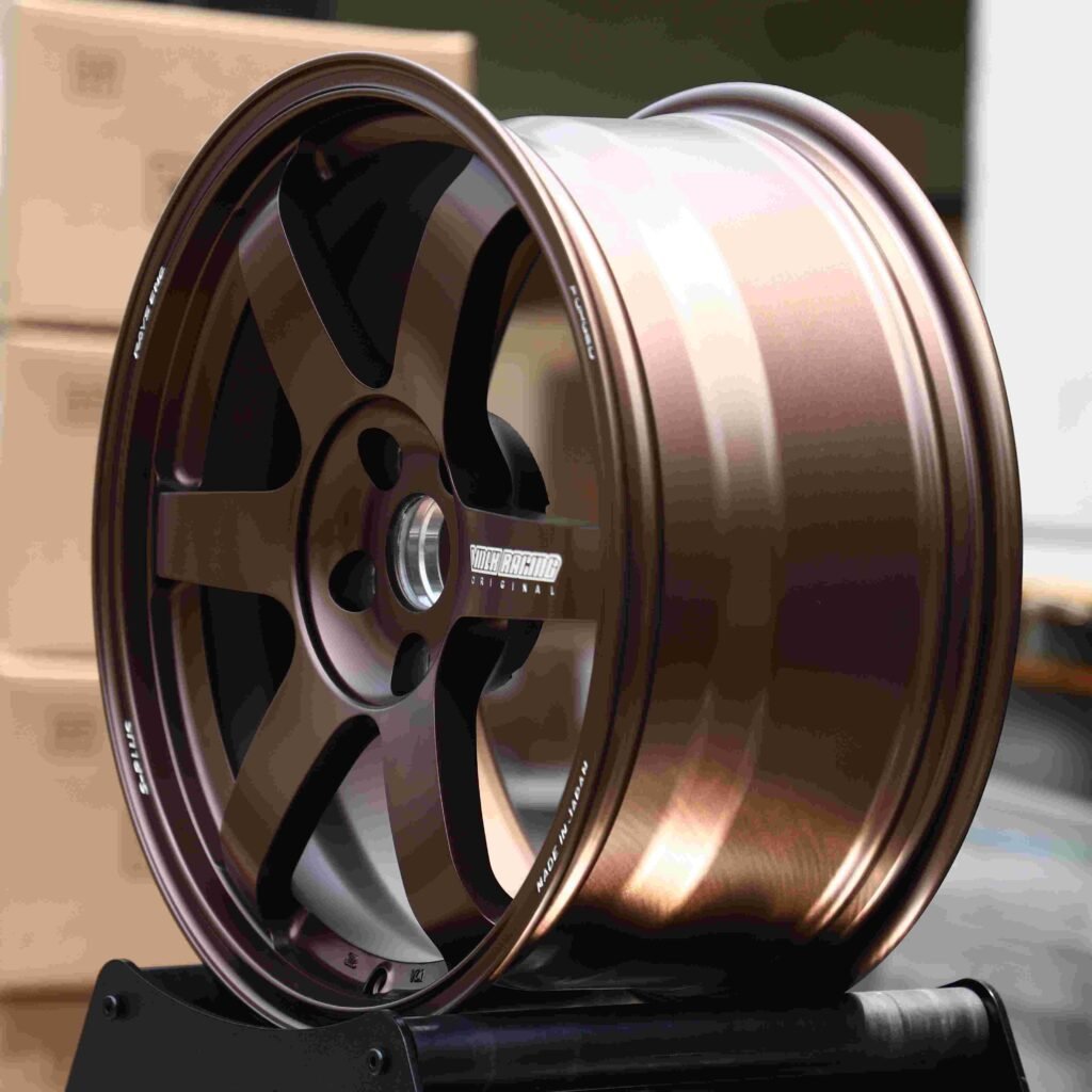 5x130 wheels – Bronze 6-Spoke, side view
