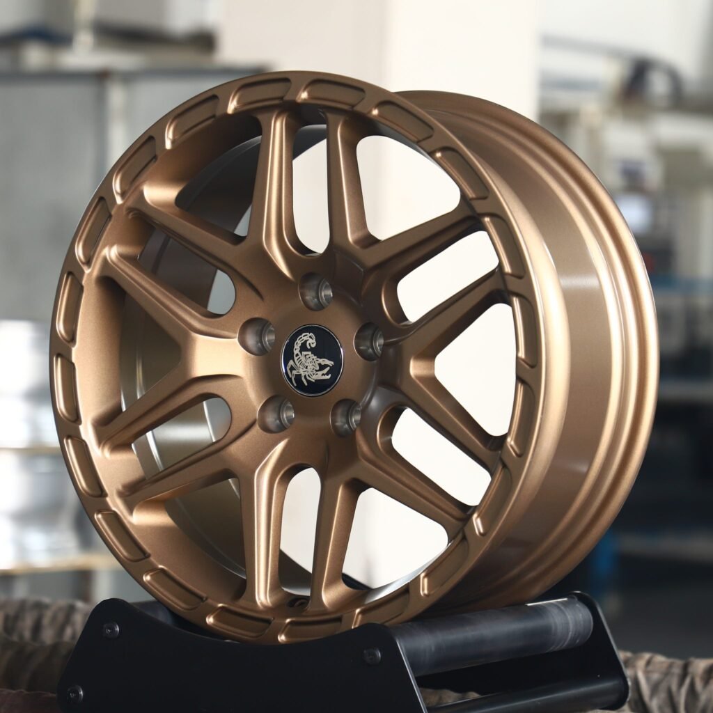 Toyota Tacoma wheels – Bronze 6 Y-Spoke, angled view