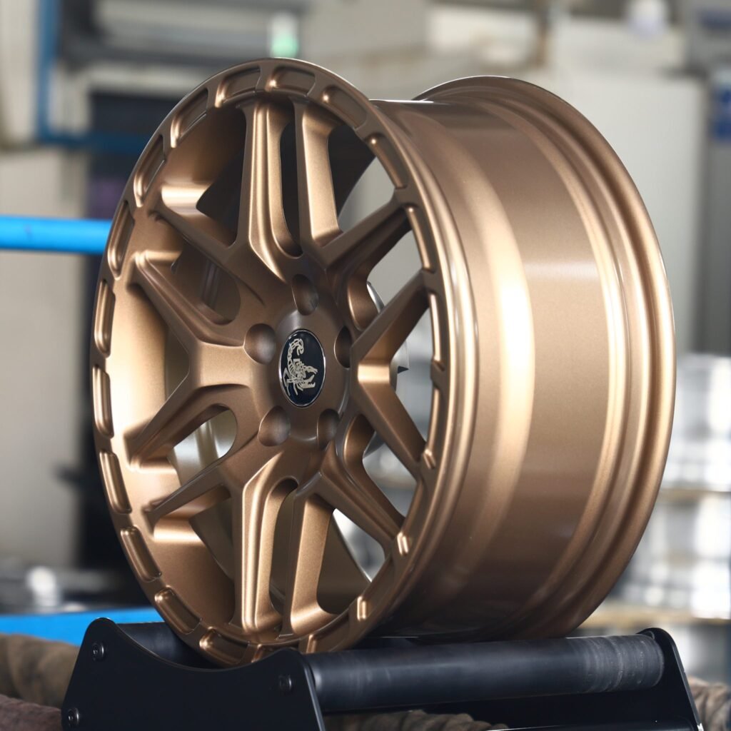 6x139.7 wheels – Bronze 6 Y-Spoke, side view