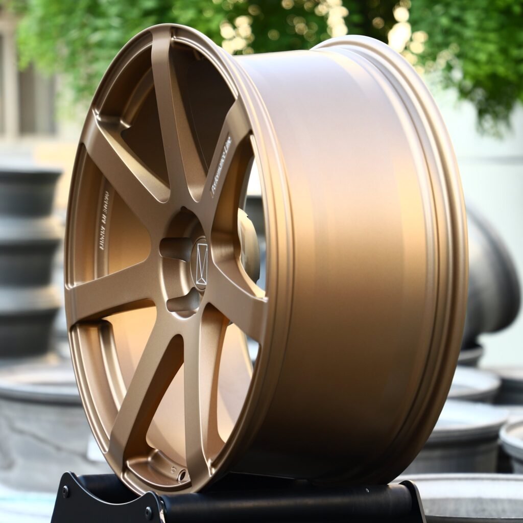 Bronze 7-Spoke Forged Wheels - Zeekr 001 / Zeekr 007 Fitment (5-Lug) view 2