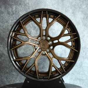 Rohana-Style Bronze Carbon Fibre Forged Wheels – Audi A6 / 5 Series Fitment (5-Lug)