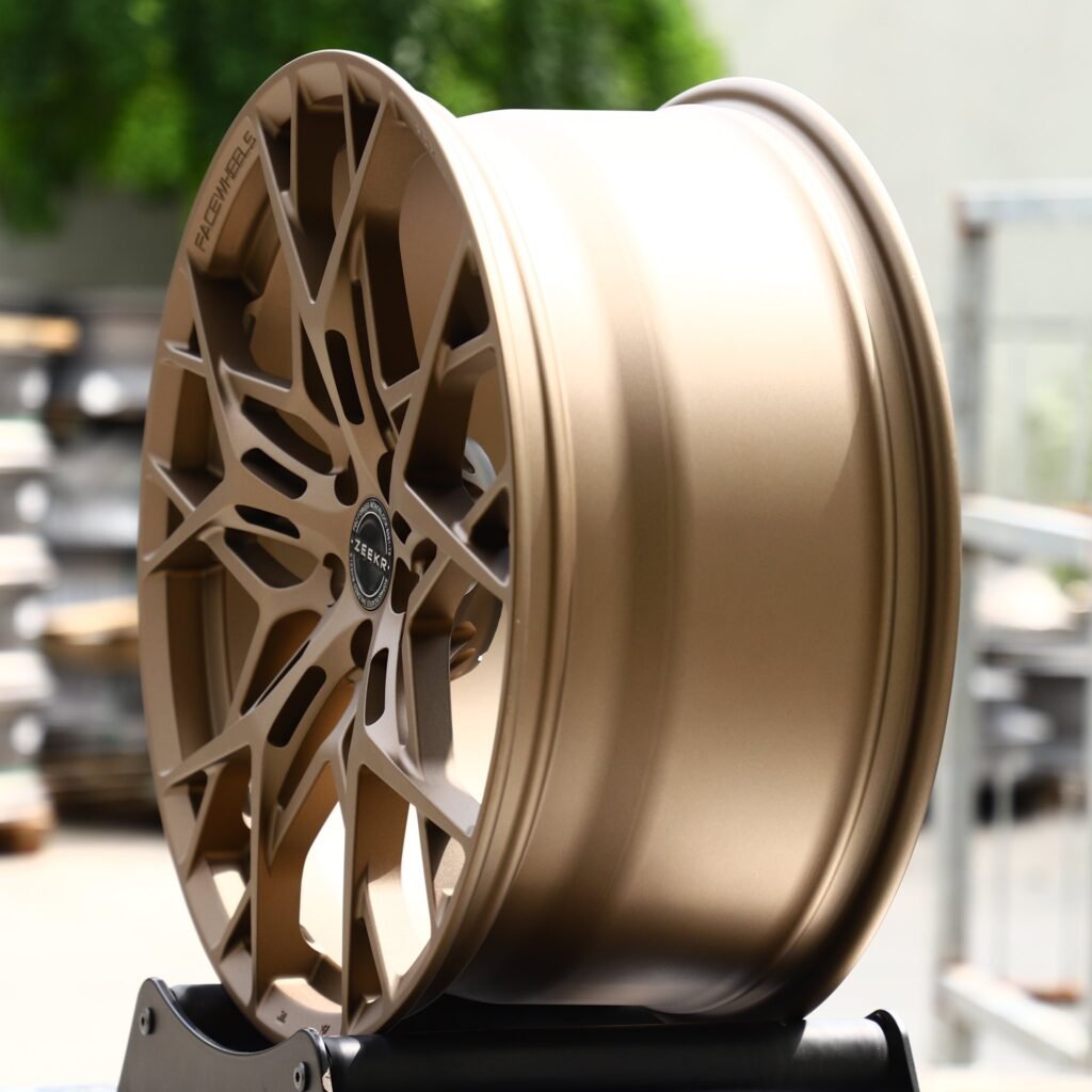Bronze Cross-Spoke Forged Wheels - Zeekr 001 / Zeekr 007 Fitment (5-Lug) view 2