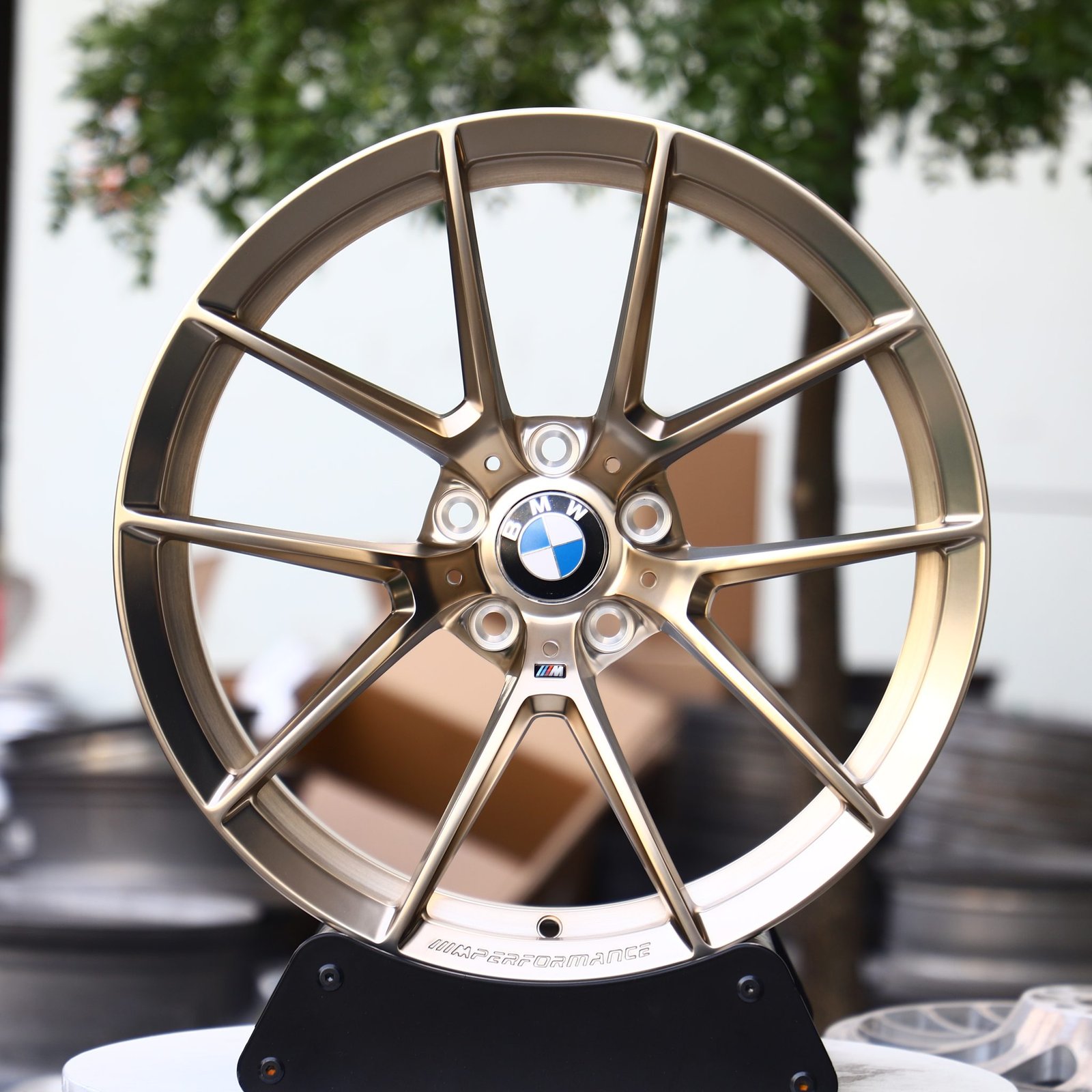 BMW M2 G87 wheels – Bronze Custom, front view