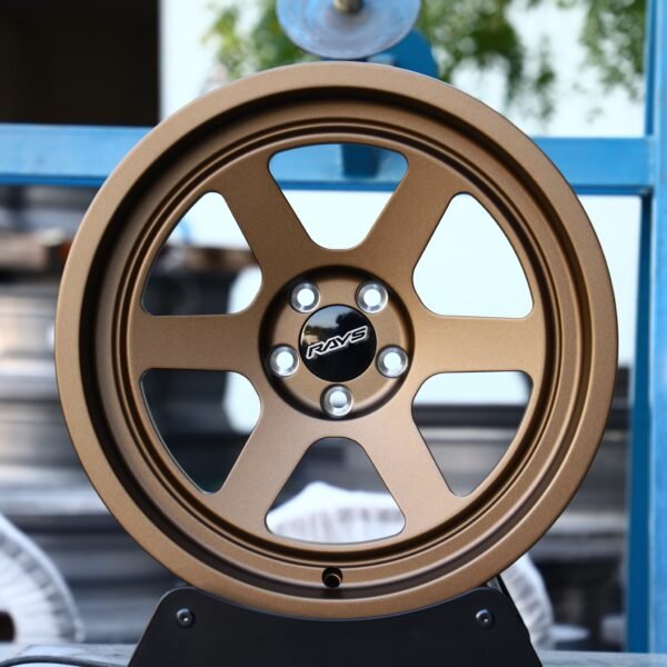 Jeep Wrangler wheels – Bronze Deep Lip (Rays-Style), front view