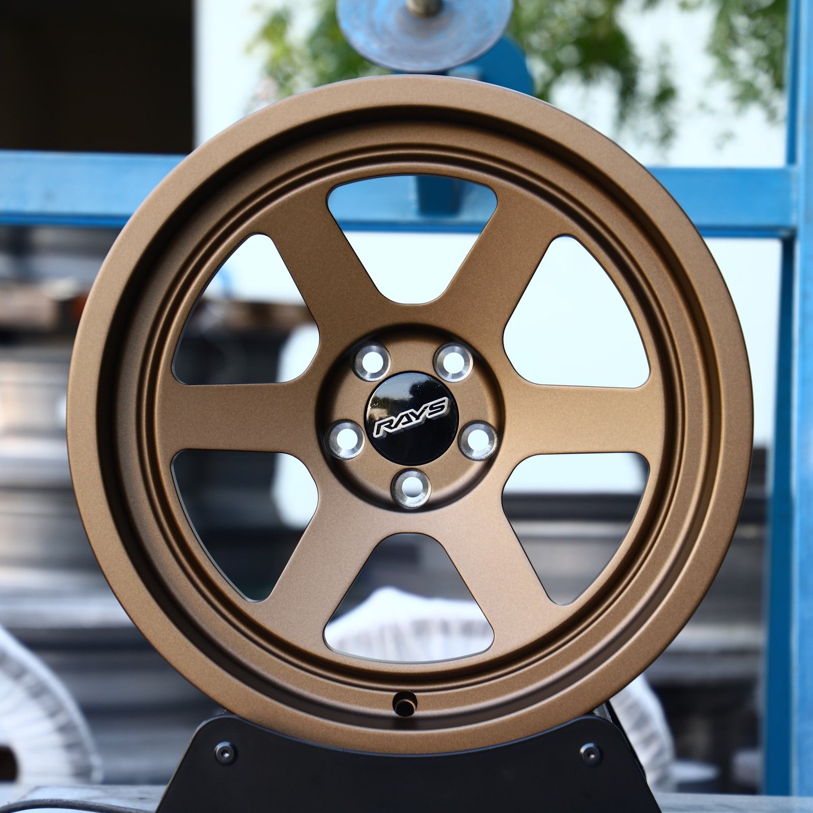 Jeep Wrangler wheels – Bronze Deep Lip (Rays-Style), front view