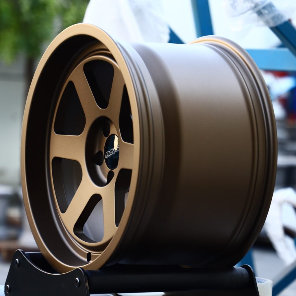 5x127 wheels – Bronze Deep Lip (Rays-Style), side view