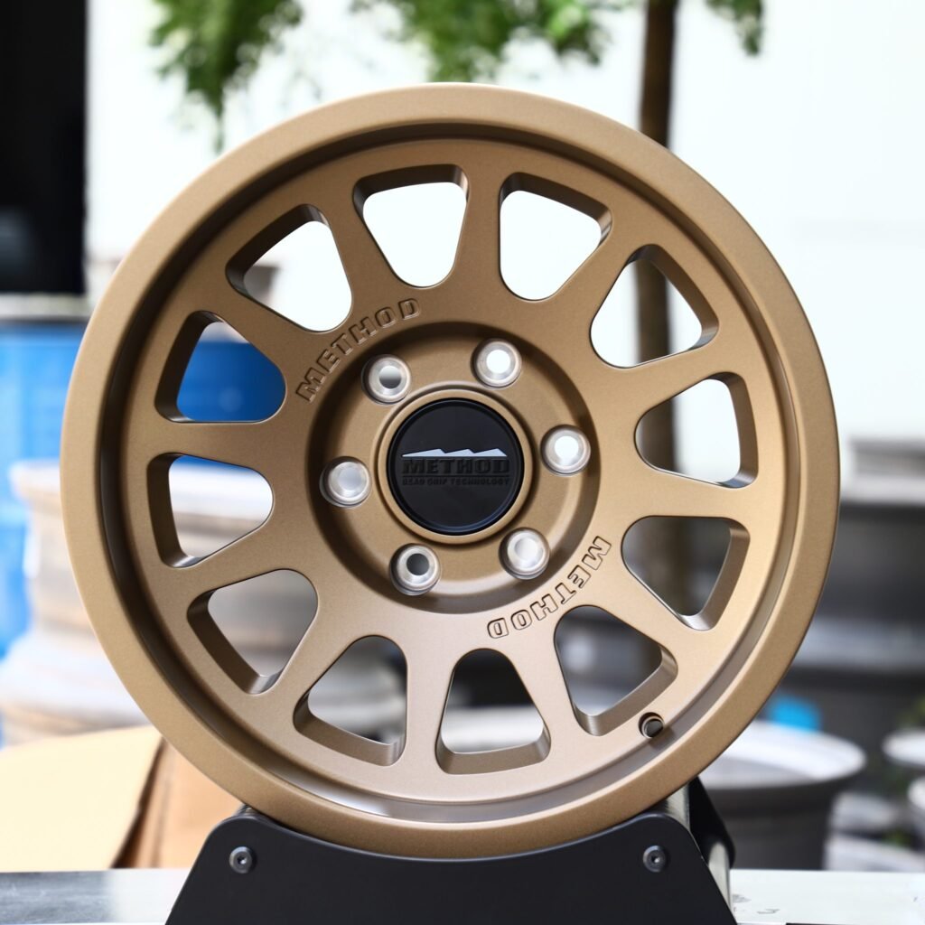 Toyota 4Runner wheels – Bronze Deep Lip, front view