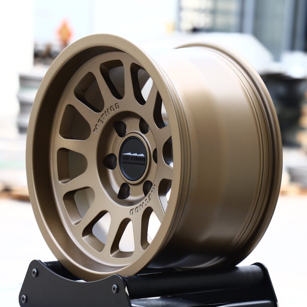 6x139.7 wheels – Bronze Deep Lip, side view