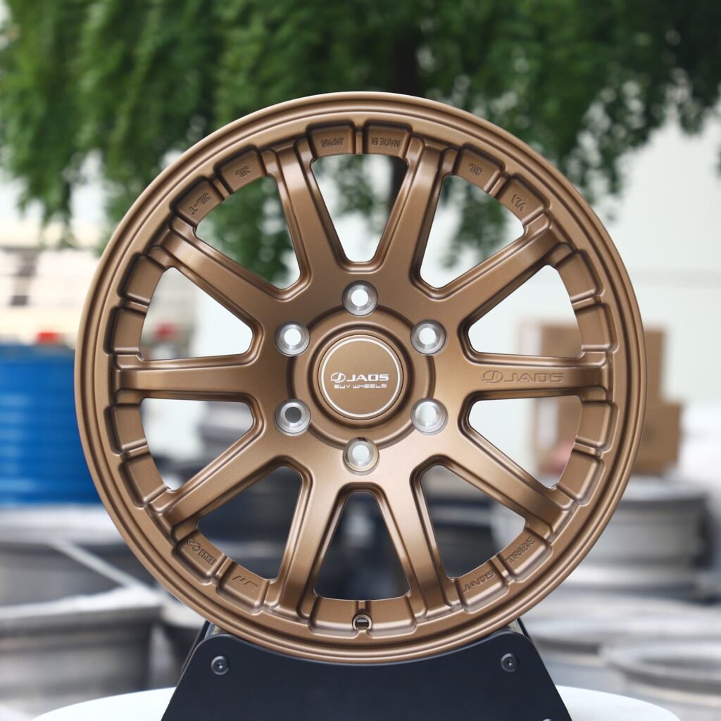 Toyota 4Runner wheels – Bronze Deep Lip, front view