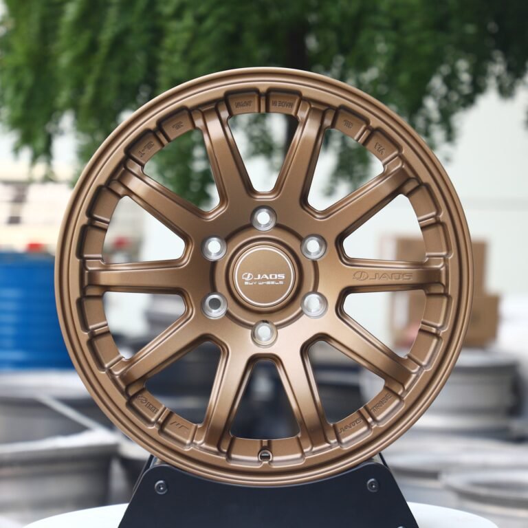 Toyota 4Runner wheels – Bronze Deep Lip, front view