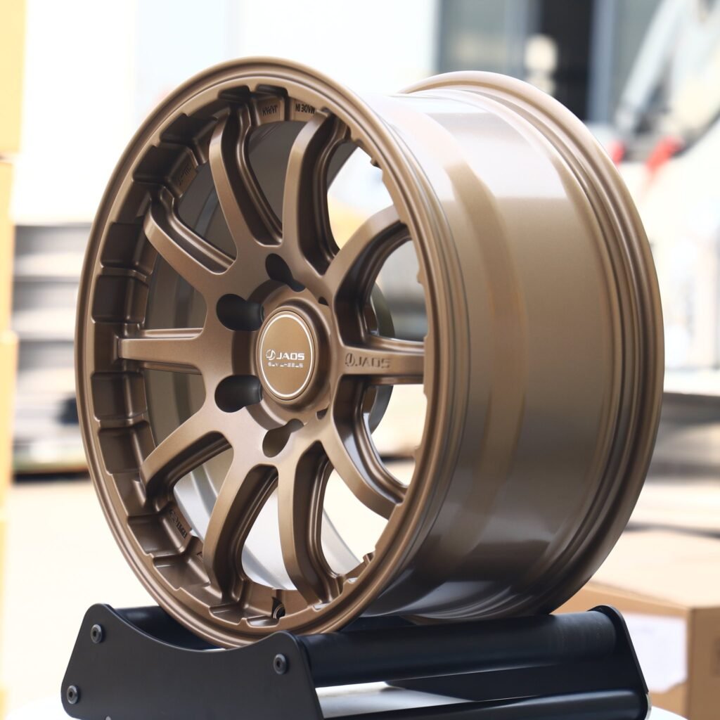 6x139.7 wheels – Bronze Deep Lip, side view