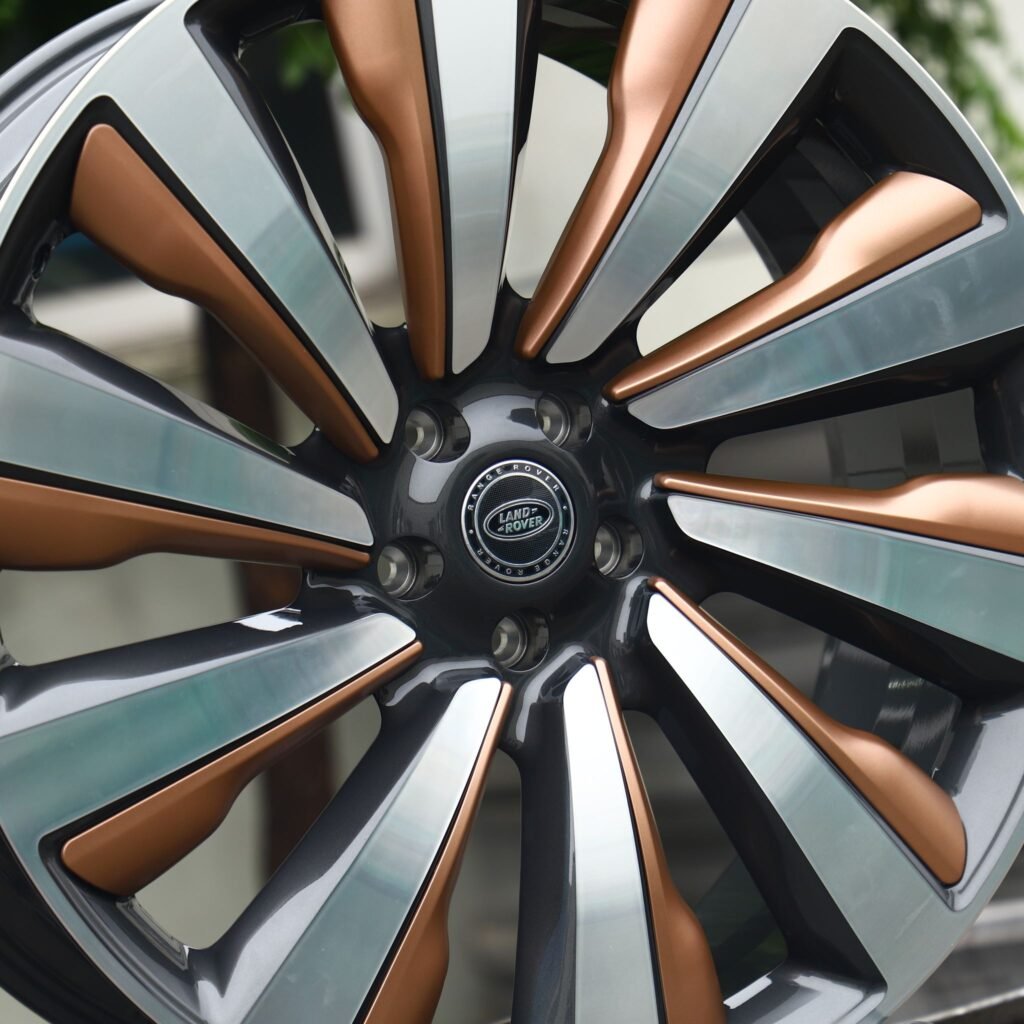 BMW M3 F80 wheels – Bronze Directional Milled, lip and barrel detail