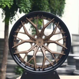 Rohana-Style Bronze / Gloss Black 2-Piece Forged Wheels – Audi A6 / 5 Series Fitment (5-Lug)
