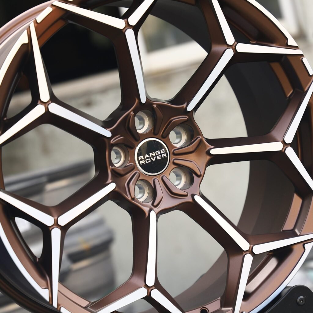 Land Rover Discovery wheels – Bronze Machined Face, lip and barrel detail