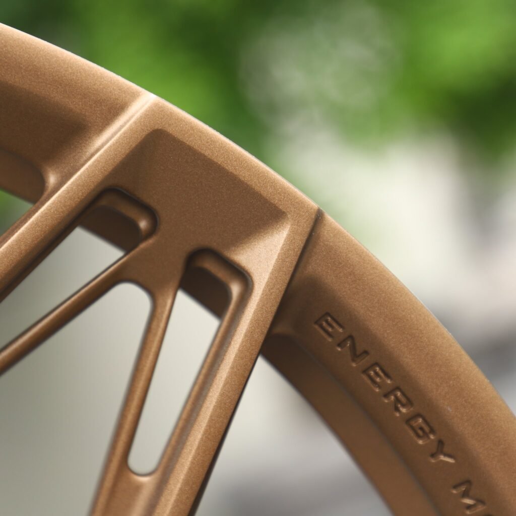 BMW M4 F82 wheels – Bronze Petal Side-Milled, lip and barrel detail