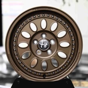 Bronze Semi-Full-Face Deep Lip Riveted Forged Wheels – Alfa Romeo Giulia / Alfa Romeo Stelvio Fitment (5-Lug)