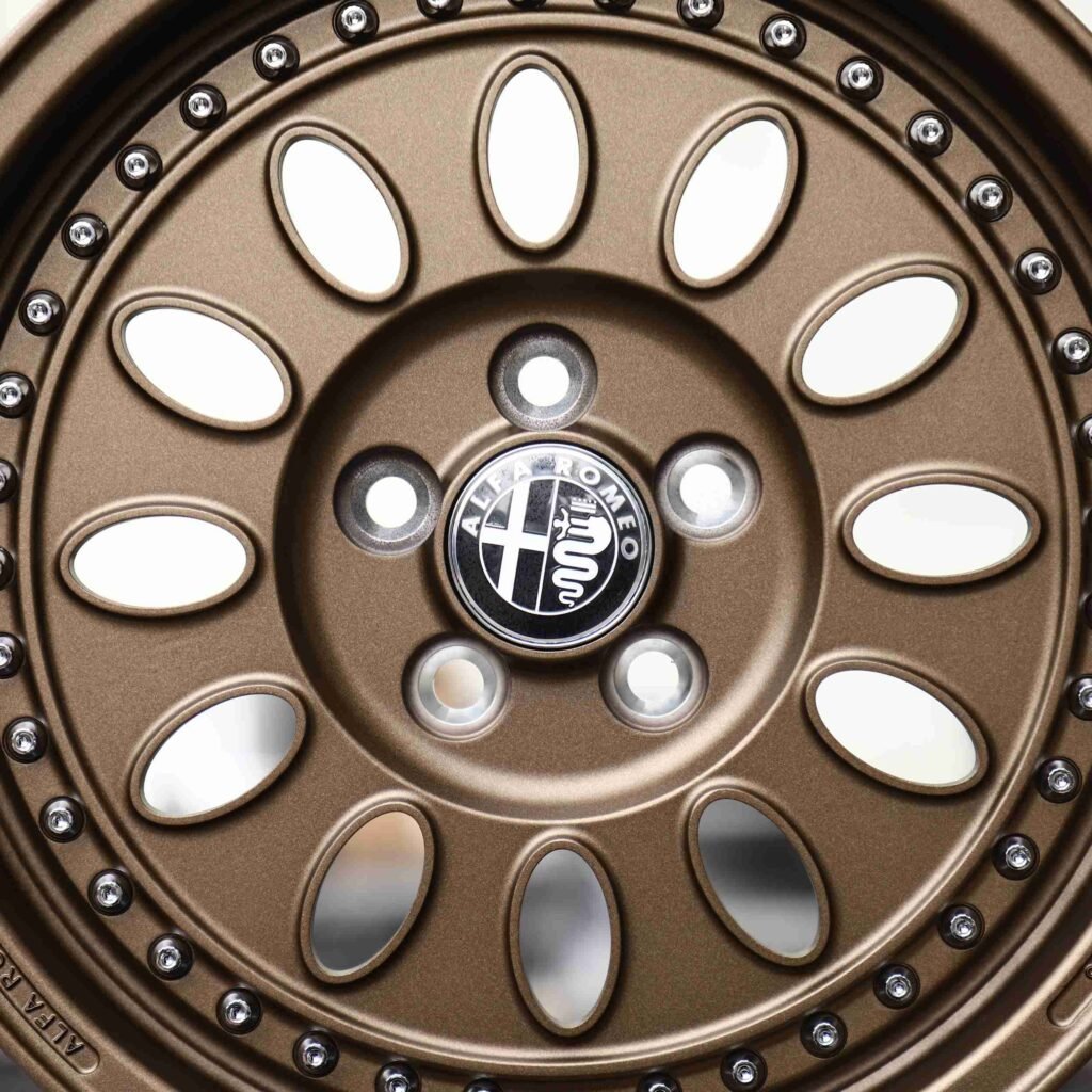 Bronze Semi-Full-Face Deep Lip Riveted Forged Wheels - Alfa Romeo Giulia / Alfa Romeo Stelvio Fitment (5-Lug) view 4