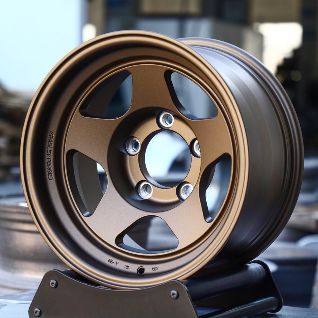 Bronze Semi-Full-Face Forged Wheels - Jeep Wrangler / Toyota Land Cruiser Fitment (5-Lug) view 2