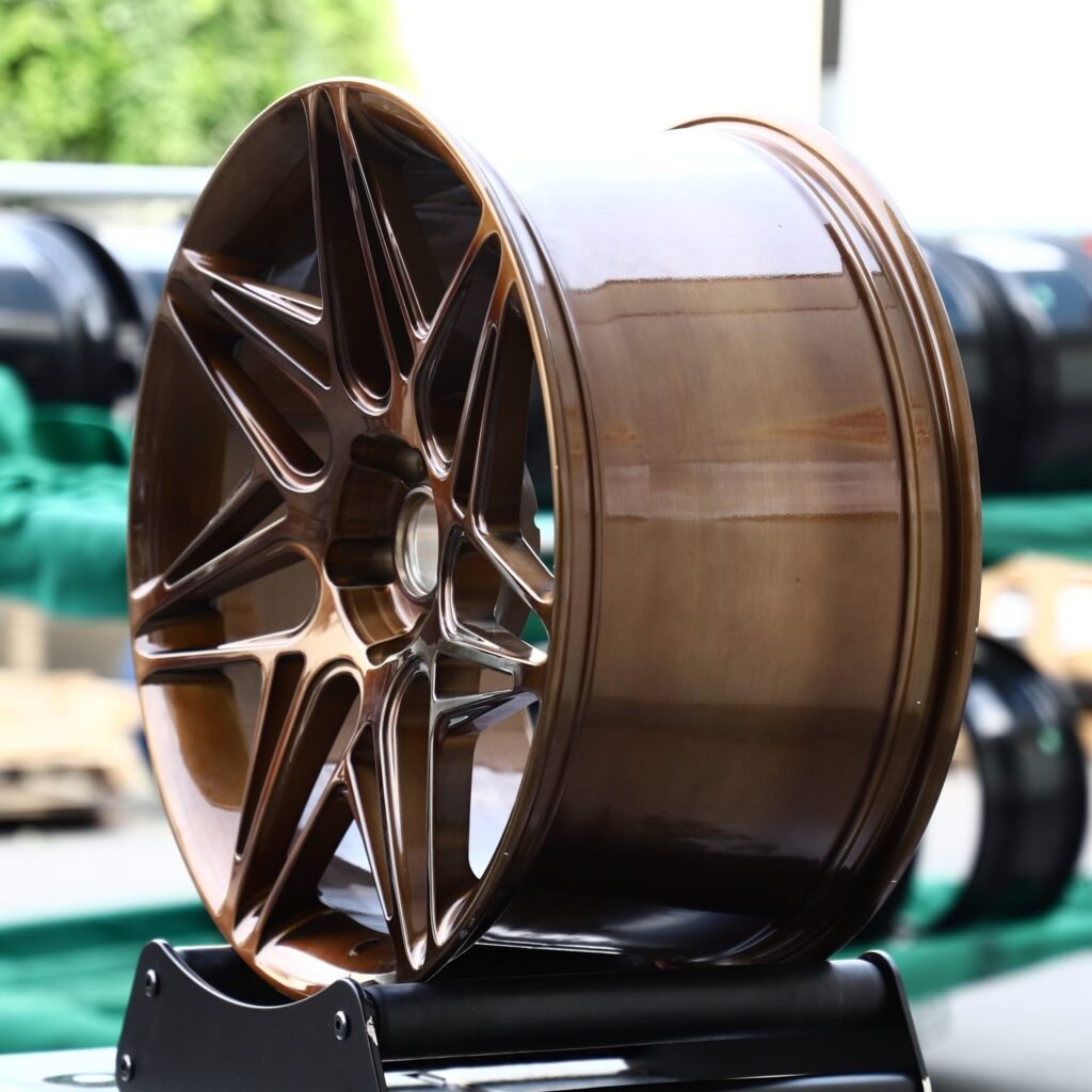 5x130 wheels – Bronze Split, side view