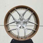 Audi A6 / BMW 5 Series Forged Wheels – Bronze / Transparent Gray 2-Piece 5 Y-Spoke Brushed