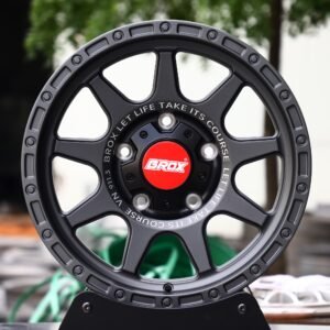 Brox Metallic Gray Exposed Bolt Detail Forged Wheels – Jeep Wrangler / Toyota Land Cruiser Fitment (5-Lug)