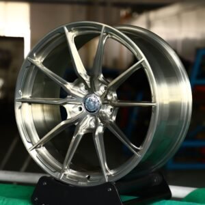 Alpina-Style Brushed Silver 10-Spoke Concave Forged Wheels – BMW M3 G80 / M4 G82 Fitment (5-Lug)