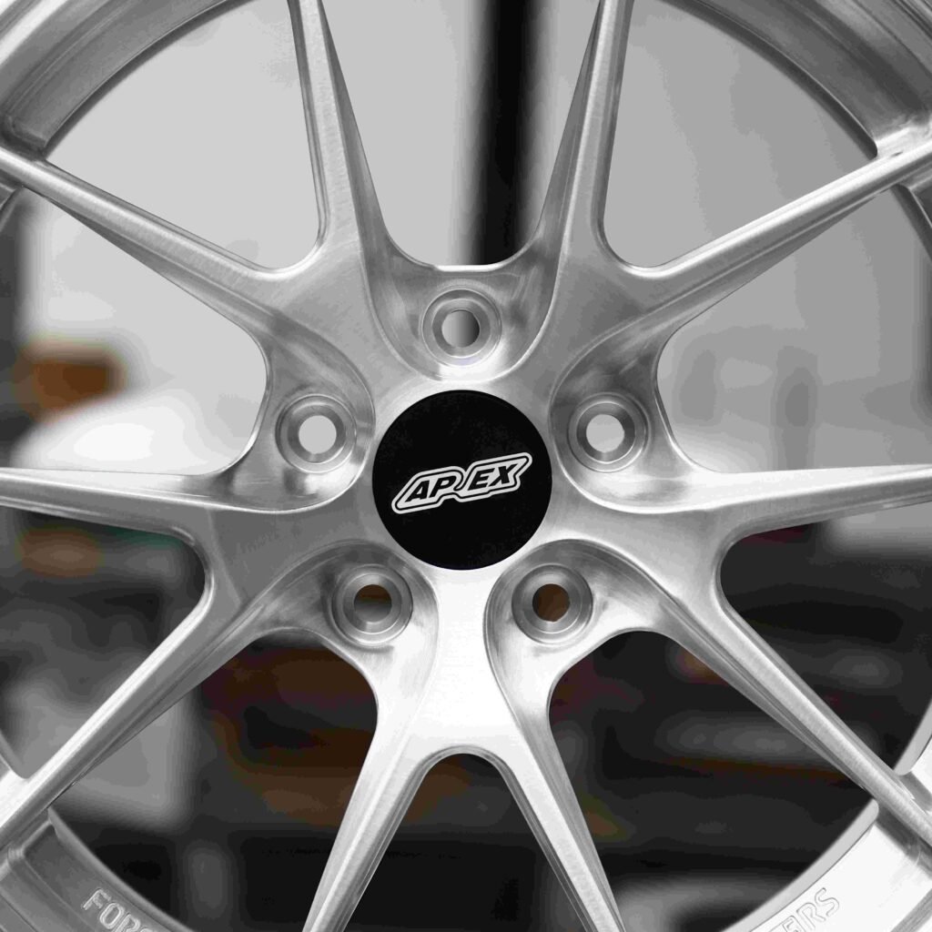 BMW M3 F80 wheels – Brushed Silver 5 Y-Spoke, lip and barrel detail