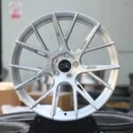 Toyota GR86 / BMW 3 Series F30 Forged Wheels – Brushed Silver 7 Y-Spoke Side-Milled
