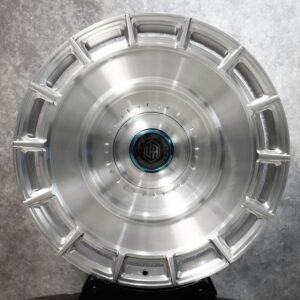 Porsche 911 / BMW M3 Forged Wheels – Brushed Silver Slotted Dish