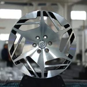 Buick Style Matte Silver Full-Face Machined Face Forged Wheels – Cadillac XT6 Fitment (6-Lug)