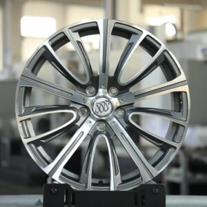 Buick Style Metallic Gray 5-Spoke Machined Face Forged Wheels – Cadillac XT6 Fitment (6-Lug)