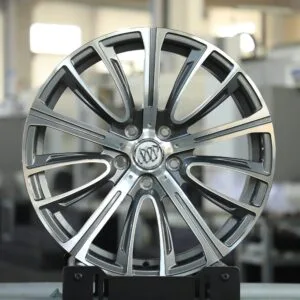 Buick Style Metallic Gray 5-Spoke Machined Face Forged Wheels – Cadillac XT6 Fitment (6-Lug)