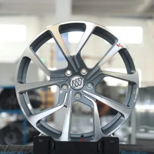 Buick Style Metallic Gray 5-Spoke Machined Face Forged Wheels – Cadillac XT6 Fitment (6-Lug)
