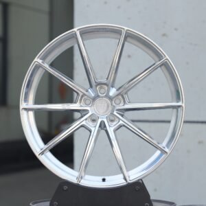 Cadillac OEM-Style Matte Silver 10-Spoke Forged Wheels – Cadillac CT5 / CT6 Fitment (5-Lug)