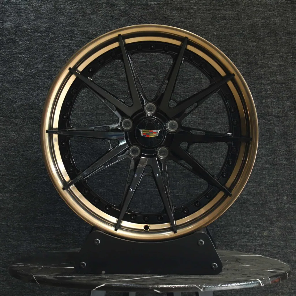 Cadillac Style Custom Finish 2-Piece Forged Wheels - Cadillac Escalade / Chevrolet Silverado Fitment (6-Lug) 2-Piece forged wheel