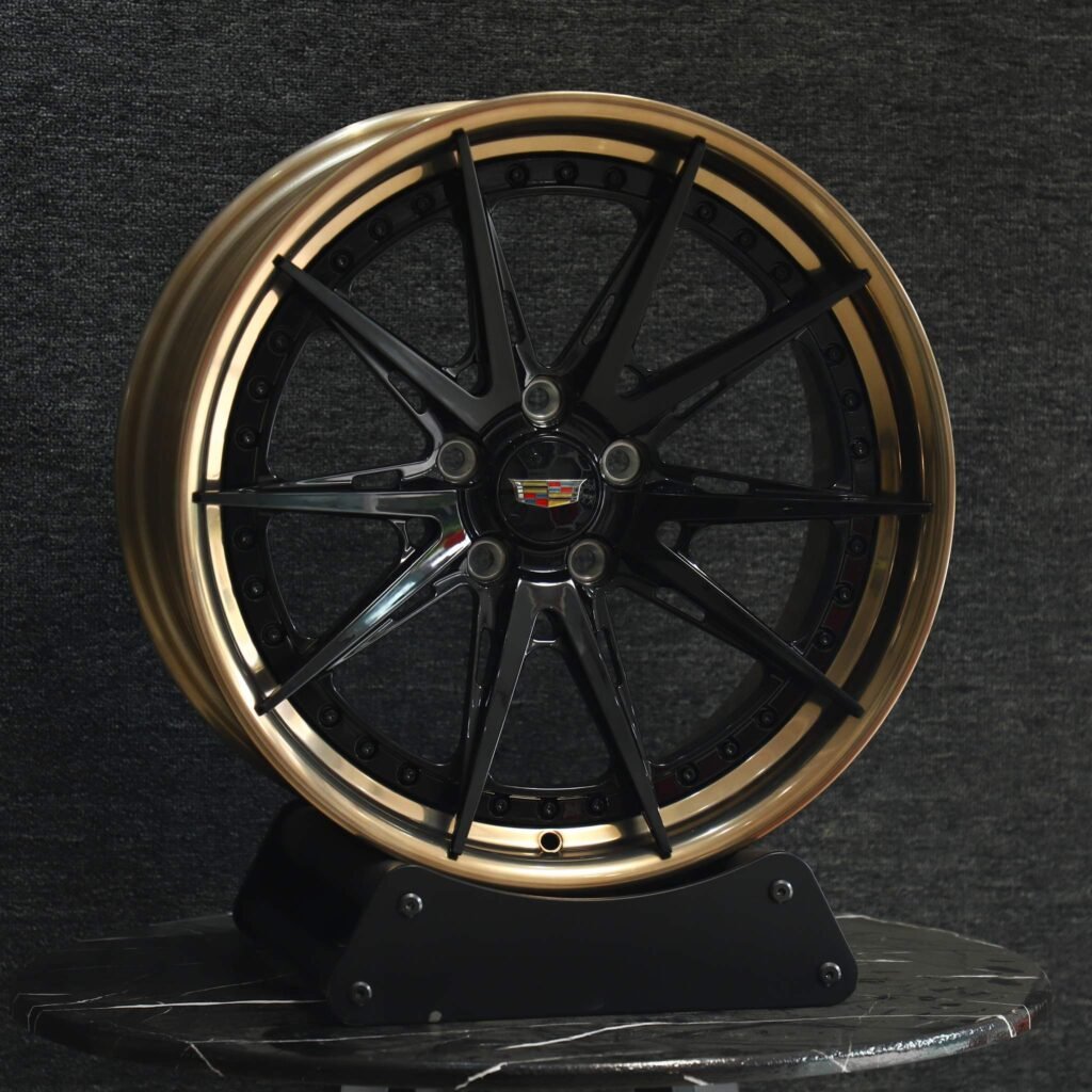 Cadillac Style Custom Finish 2-Piece Forged Wheels - Cadillac Escalade / Chevrolet Silverado Fitment (6-Lug) view 2