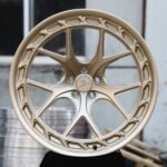 Porsche 911 / M3 Forged Wheels – Champagne Gold Directional 5 Y-Spoke (5-Lug)