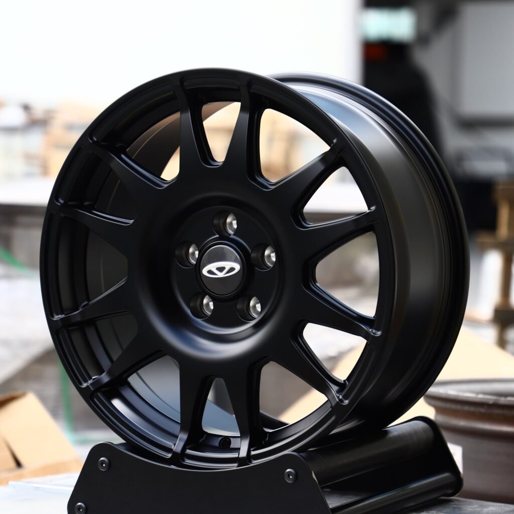 Toyota Tacoma wheels – Gloss Black Full-Face, angled view