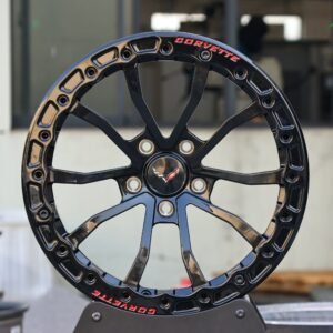 Chevrolet Corvette Style Custom Finish Racing Beadlock Forged Wheels – Chevrolet Corvette / Ford Mustang Fitment (5-Lug)
